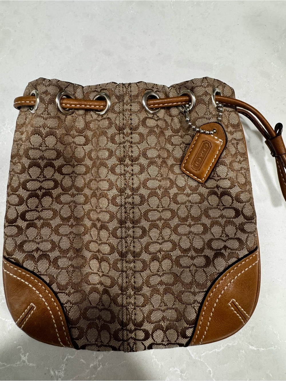 Coach Mini Drawstring Pouch - Picture 8 of 9